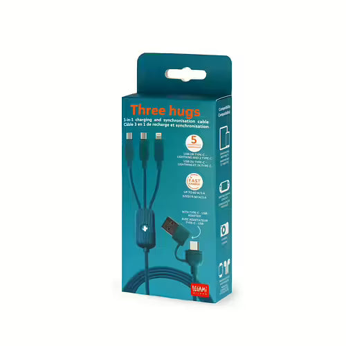 Kitty 3-in-1 Charging and Synchronisation Cable