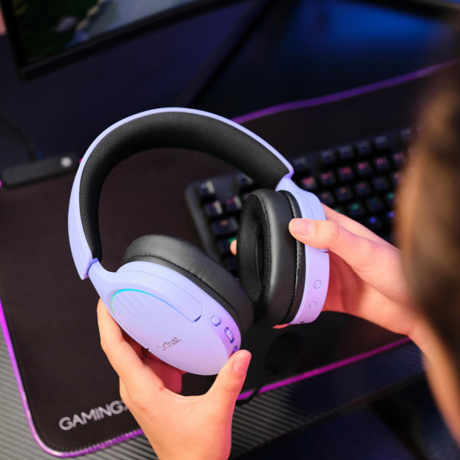 TRUST GXT 491P Fayzo Wireless Gaming Headset - Purple