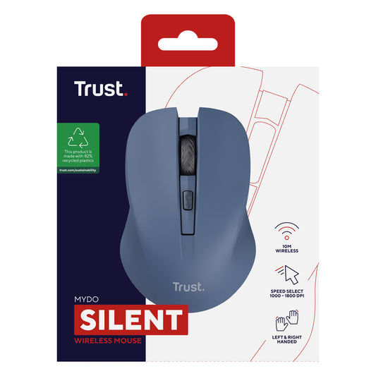 Trust Mydo Silent Wireless Mouse - Blue