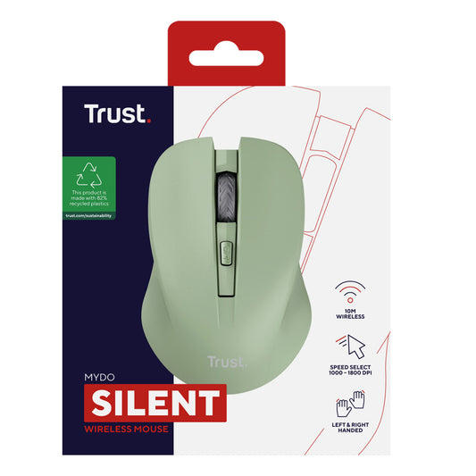 Trust Mydo Silent Wireless Mouse - Green