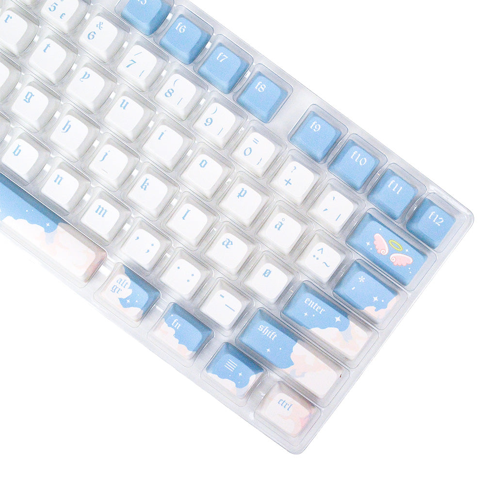 Angelic Blue | Appaz keycap sæt | Dansksproget