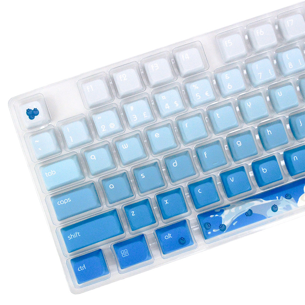 Blueberry Milkshake | Appaz keycap sæt | Dansksproget