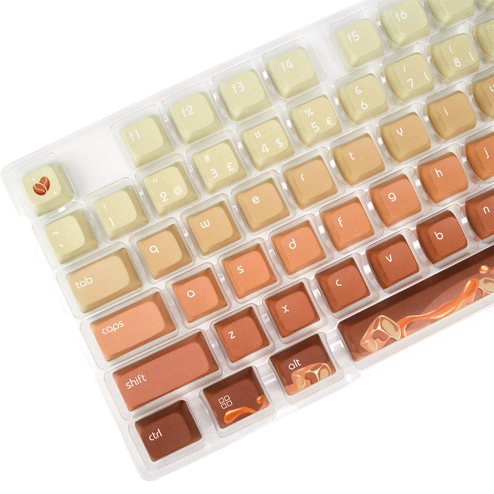 Iced Coffee | Appaz keycap sæt | Dansksproget