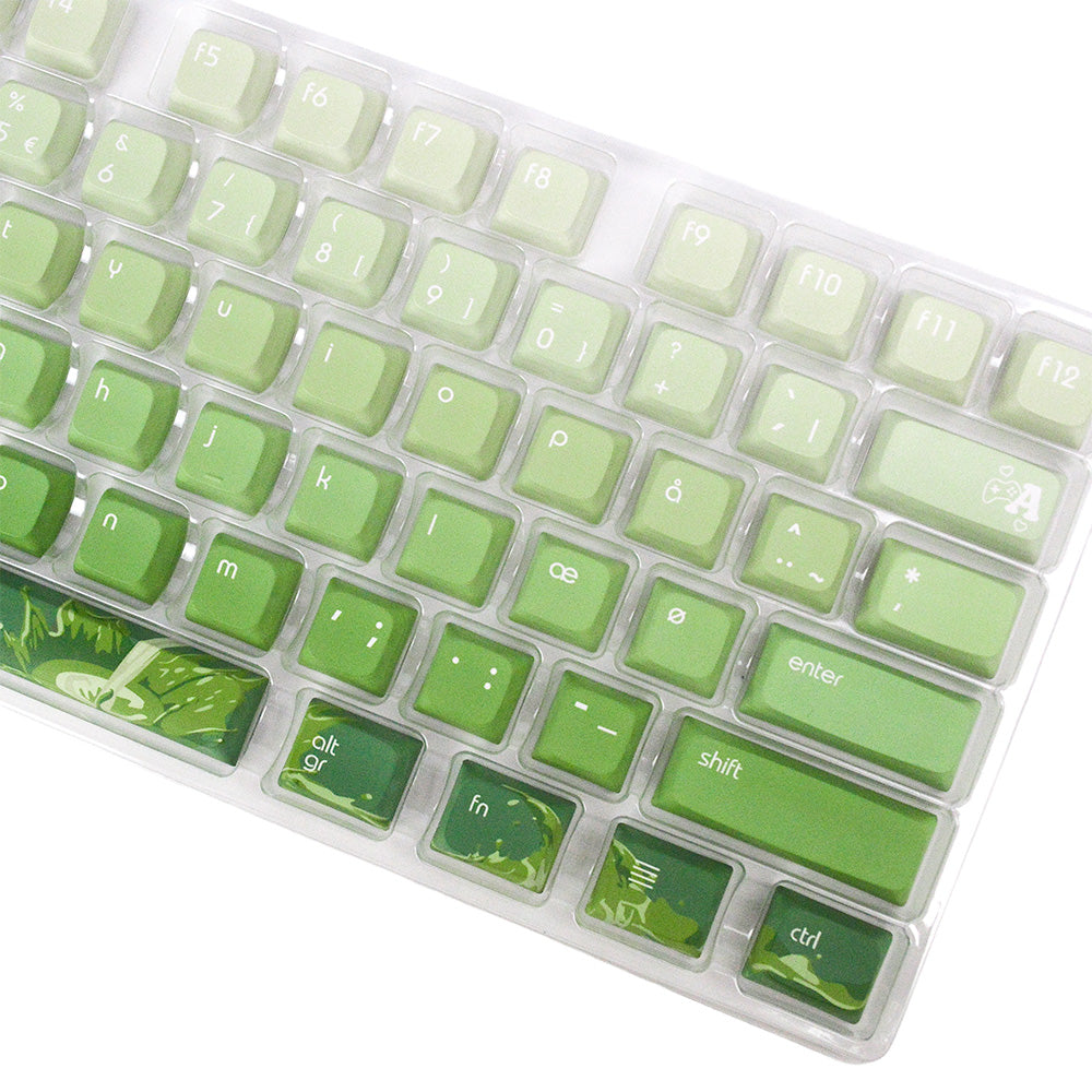 Matcha te | Appaz keycap sæt | Dansksproget