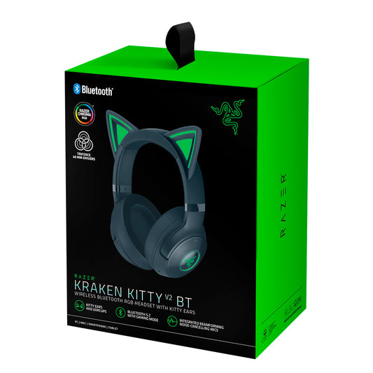 Razer Kraken Kitty Edition BT V2 - Black | Trådløst gaming headset