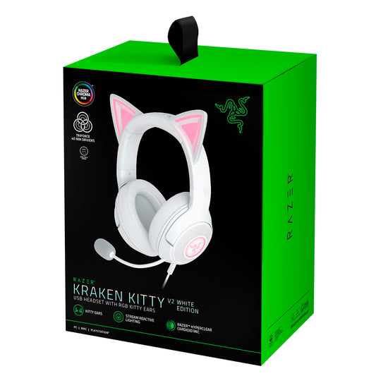 Razer Kraken Kitty V2 - White | Kablet Gaming headset