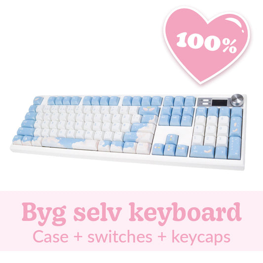 Appaz 100% Size Build Your Own Customized Keyboard | WHITE CASE