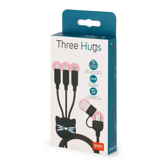 Kitty 3-in-1 Charging and Synchronisation Cable