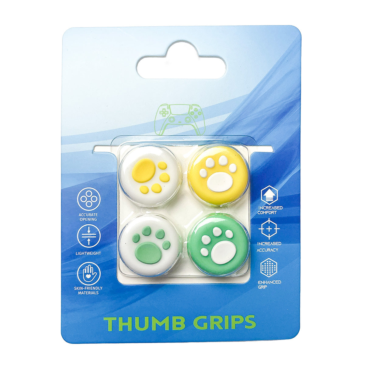 4 Pack Controller Thumb Grips Pastel Paws