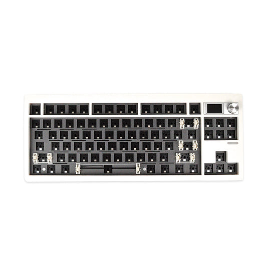 Zuoya GMK87 white keyboard case 80% TKL size
