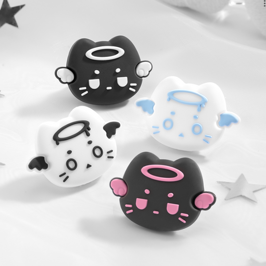 Angel Cats - 4 pak Thumb Grips til Nintendo Switch 2