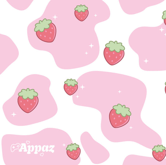 Strawberry Cow | Appaz XXL musemåtte