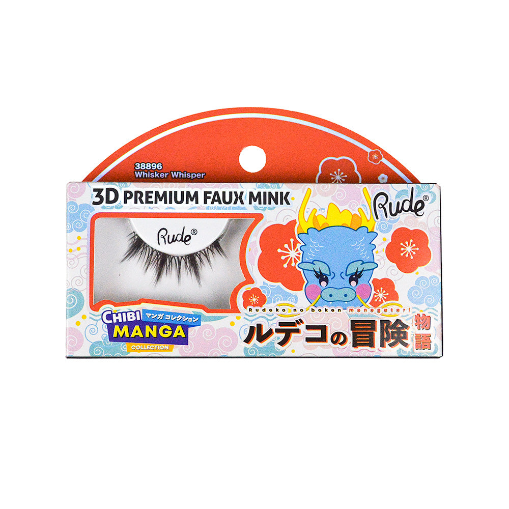 Chibi Manga 3D Premium Faux Mink Øjenvipper