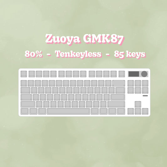 Appaz 80% TKL Størrelse Byg Selv Customized Tastatur | HVID CASE