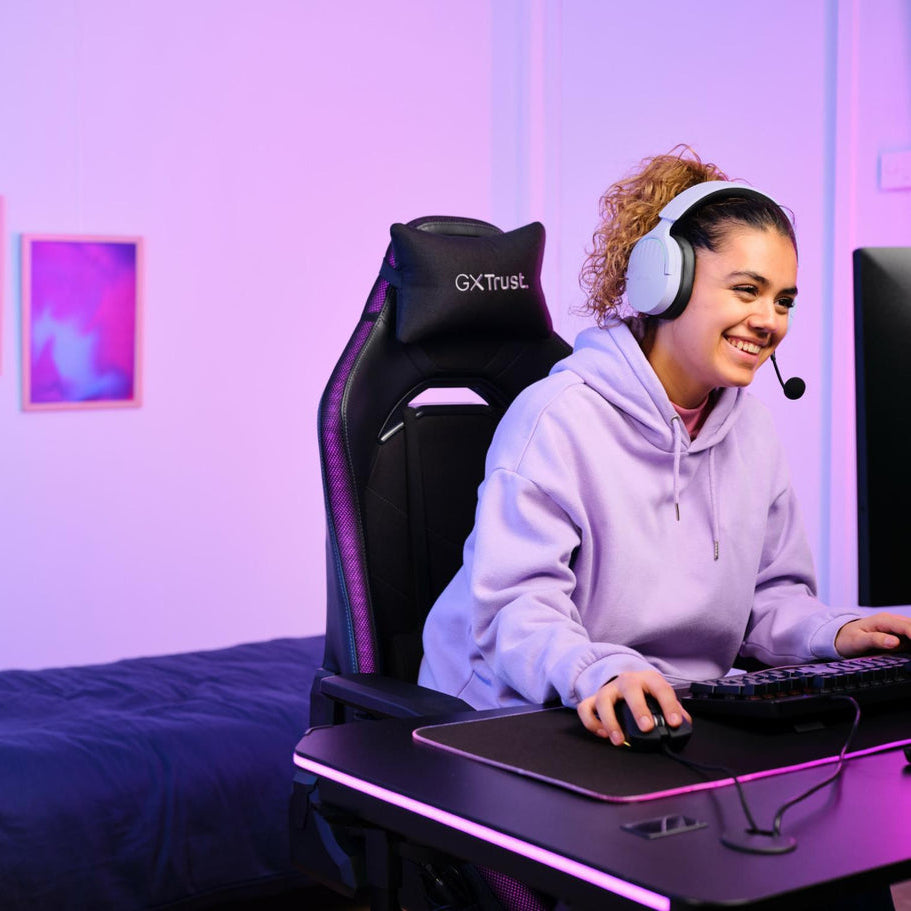 TRUST GXT 491P Fayzo Wireless Gaming Headset - Purple