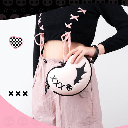 PS4/PS5/Xbox/Nintendo Switch Pro Pink Skull Controller Taske