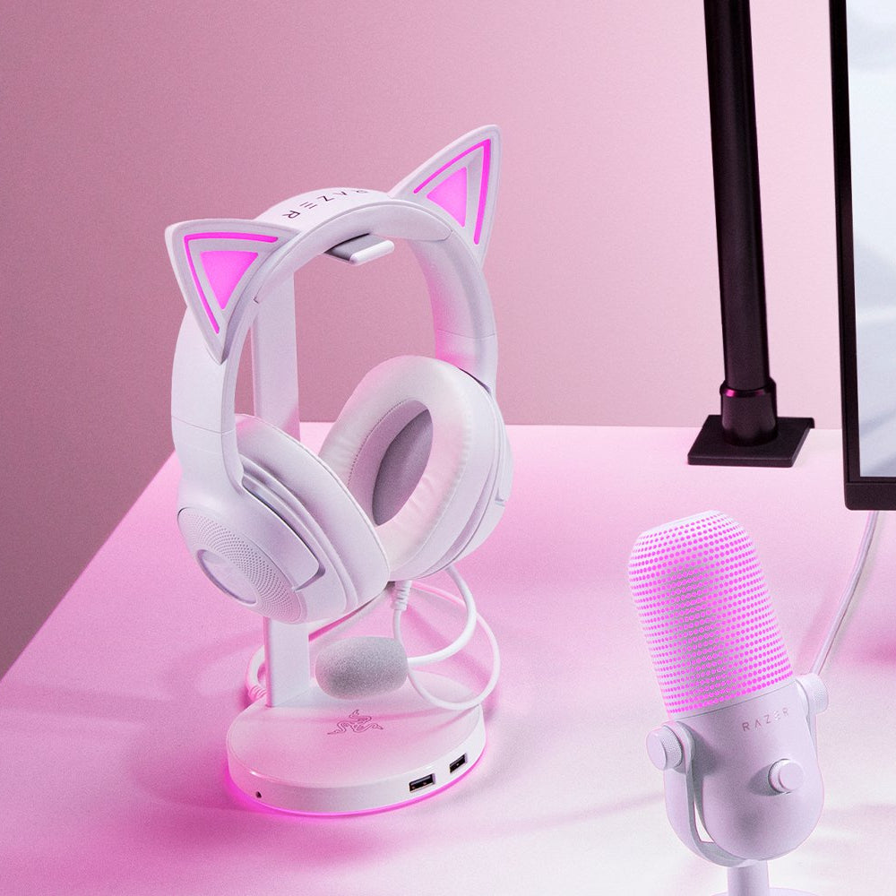 Razer Kraken Kitty V2 - White | Wired Gaming headset