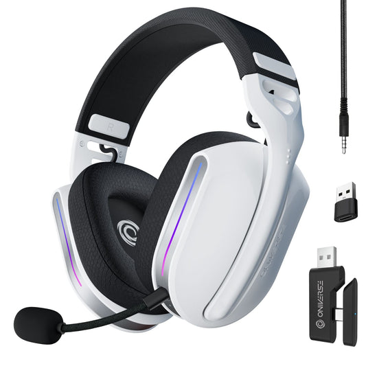 ONIVERSE Polaris Wireless Gaming Headset – Celestial White