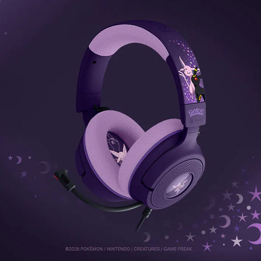 Razer Kraken V4 X - POKÉMON Espeon & Umbreon Edition | Kablet gaming headset