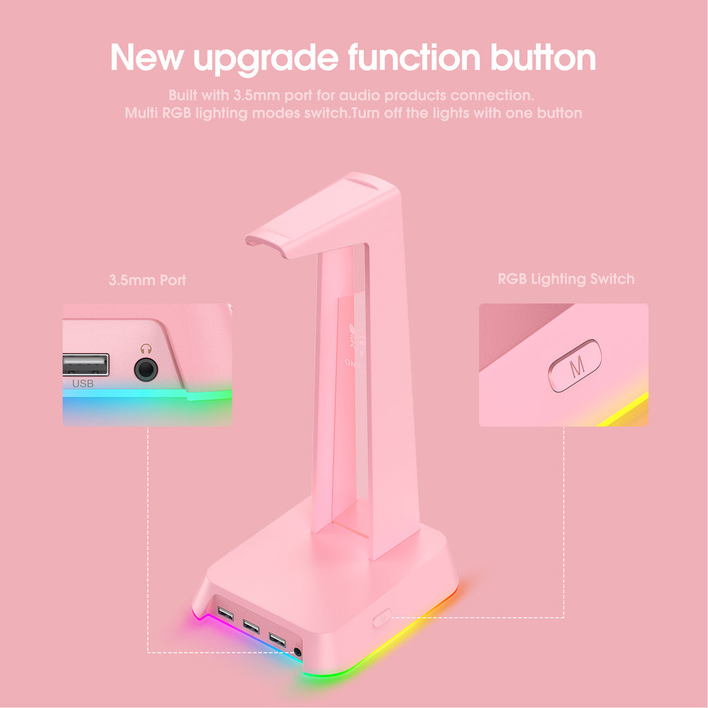 ONIKUMA ST2 RGB Headphone Stand