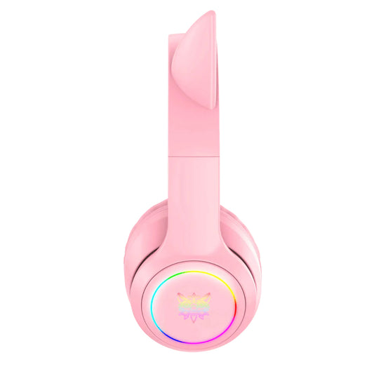 ONIKUMA B90 RGB Cat Ear Bluetooth 5.0 Wireless - Børneheadset