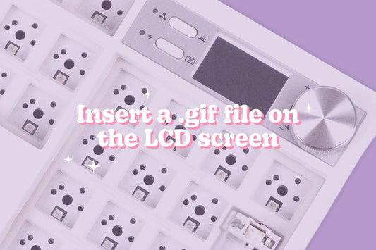 Guide: indsæt en GIF-fil på tastaturets skærm