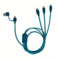 3-i-1 synkroniserings- og ladekabel - Three Hugs Blå