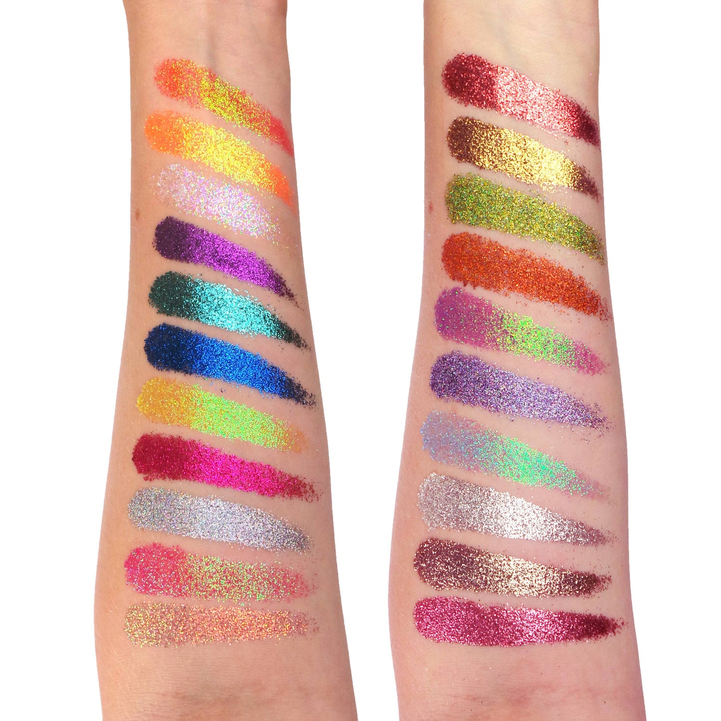 United Shades of Glitter -  21 Pressed Glitter Palette