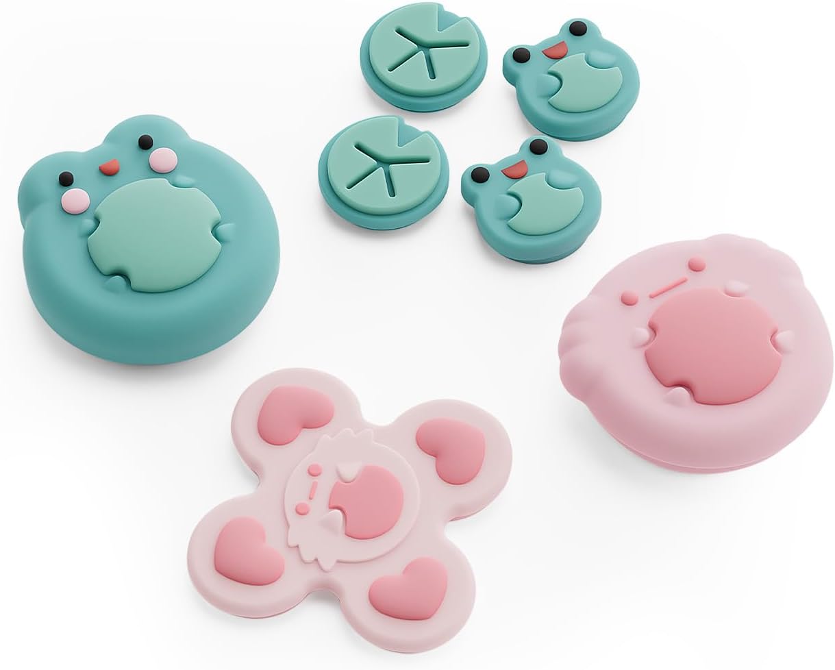 Frog and Axolotl - Thumb Grips for Nintendo Switch 2