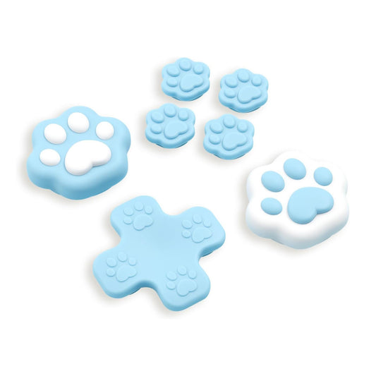 Blå kattepoter - Thumb Grips til Nintendo Switch 2