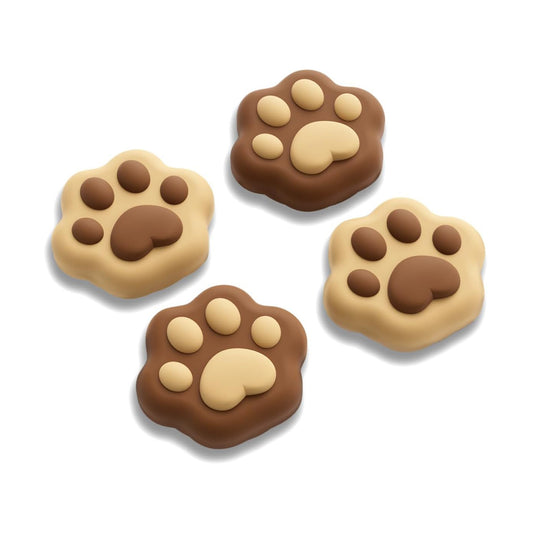Brune kattepoter - 4 pak Thumb Grips til Nintendo Switch 2