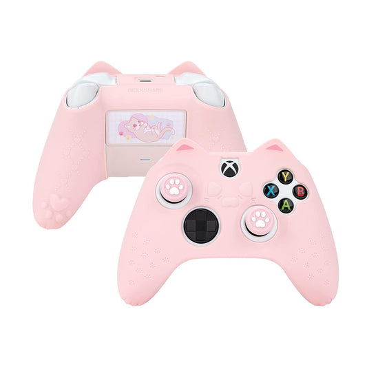 Xbox Series X|S-controller Cat Paw Lyserødt Silikone Skin