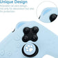 Nintendo Switch Pro Controller Blue Silicone Skin with Cat Ears