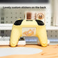 Nintendo Switch Pro Controller Gul Silikone Skin med Katteører
