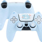PS5 Controller Lyseblåt Silikone Skin med Katteører