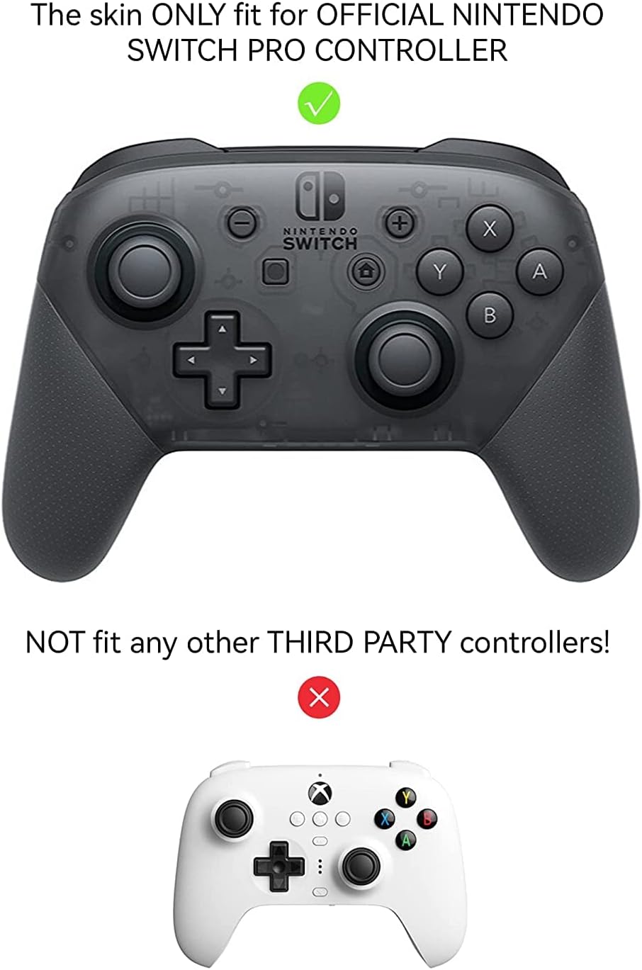 Nintendo Switch Pro Controller Gul Silikone Skin med Katteører