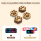 Brune kattepoter - 4 pak Thumb Grips til Nintendo Switch 2