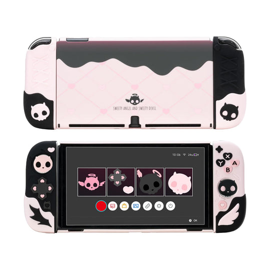 Nintendo Switch OLED Sweetheart Skull silikoneskin