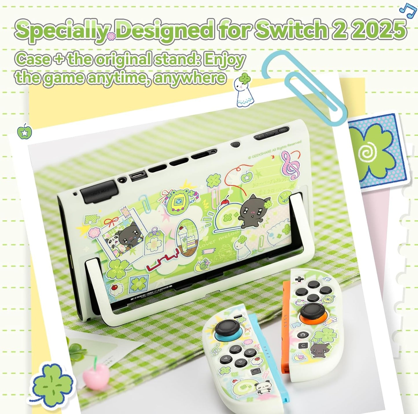 Nintendo Switch 2 Hard Shell Case Lucky Memo