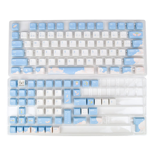 Angelic Blue | Appaz keycap sæt | Dansk, norsk, svensk og finsk