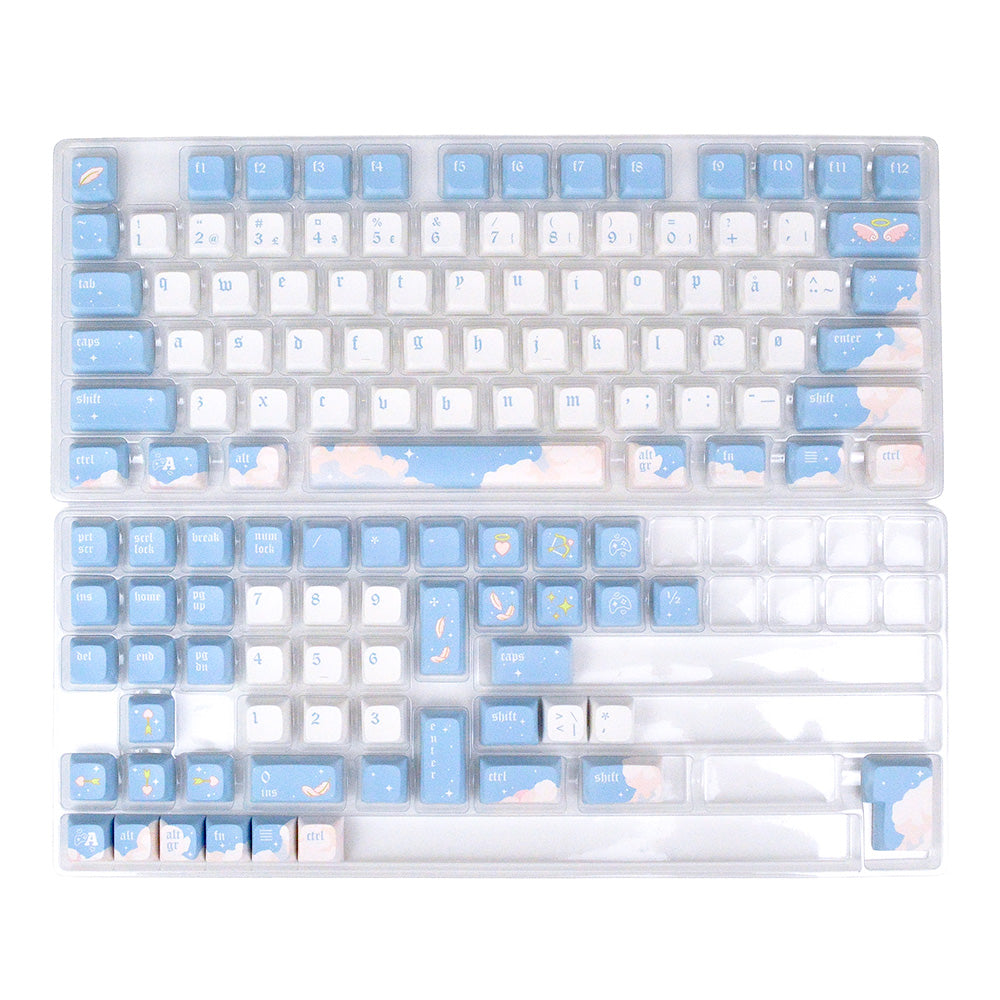 Angelic Blue | Appaz keycap sæt | Dansksproget