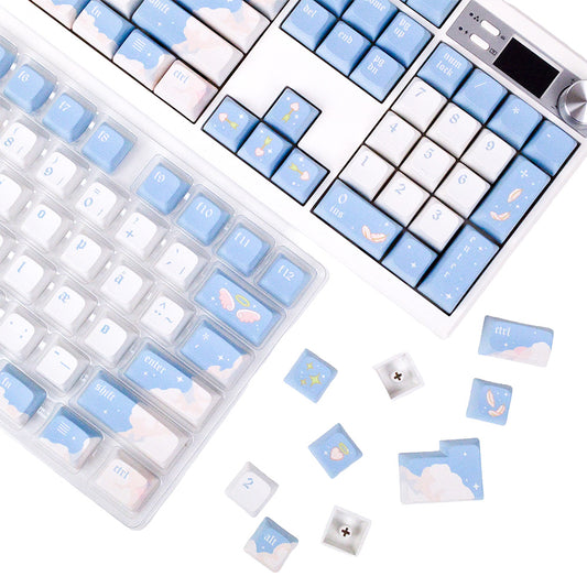 Angelic Blue | Appaz keycap sæt | Dansksproget