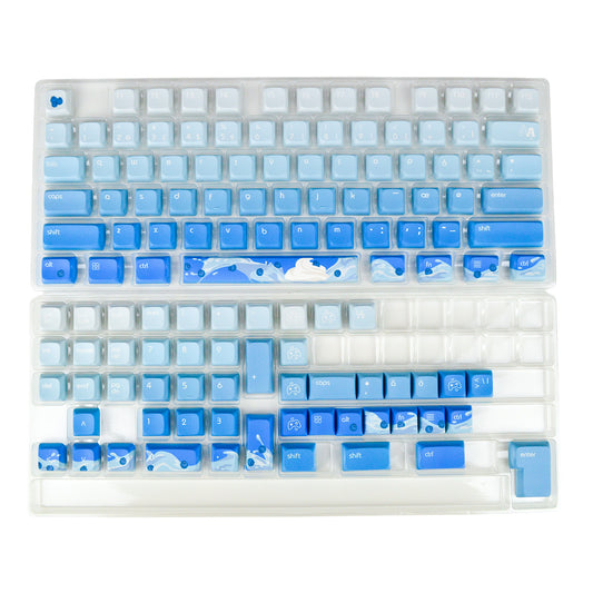Blueberry Milkshake | Appaz keycap sæt | Dansk, norsk, svensk og finsk