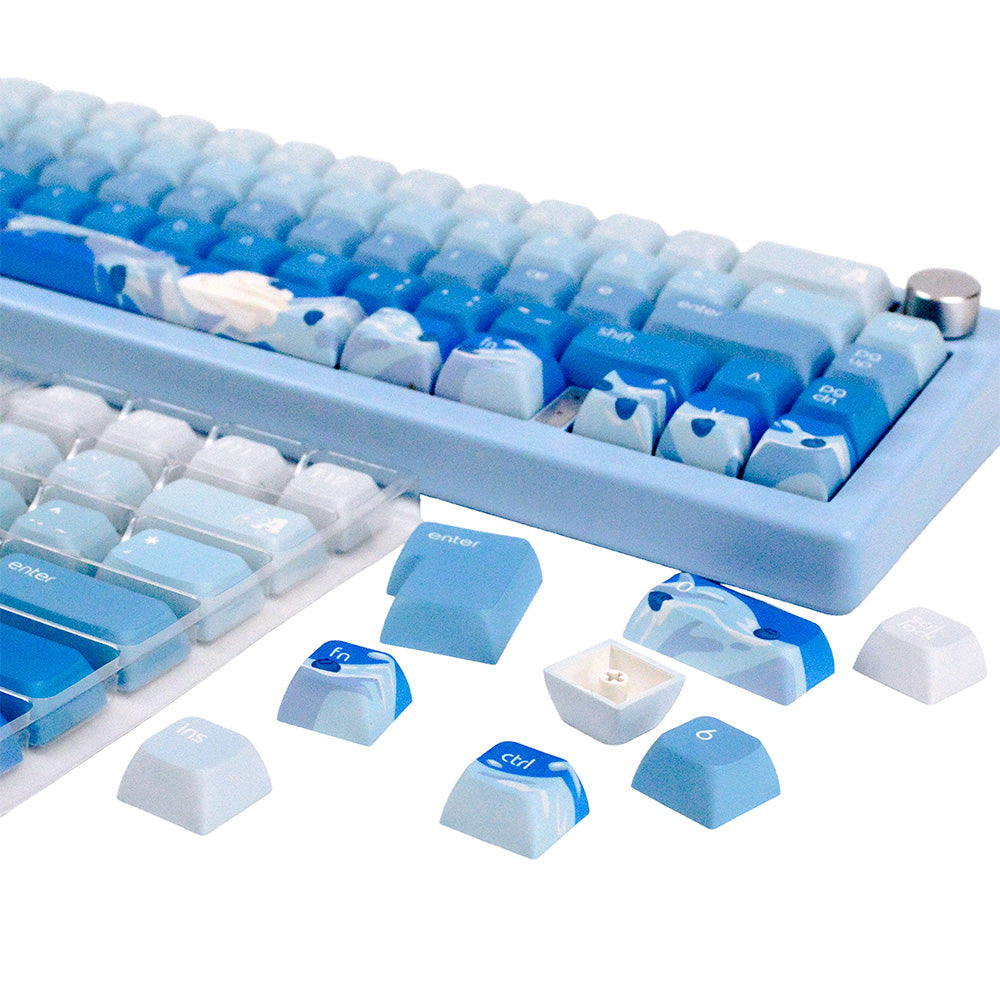 Blueberry Milkshake | Appaz keycap sæt | Dansksproget