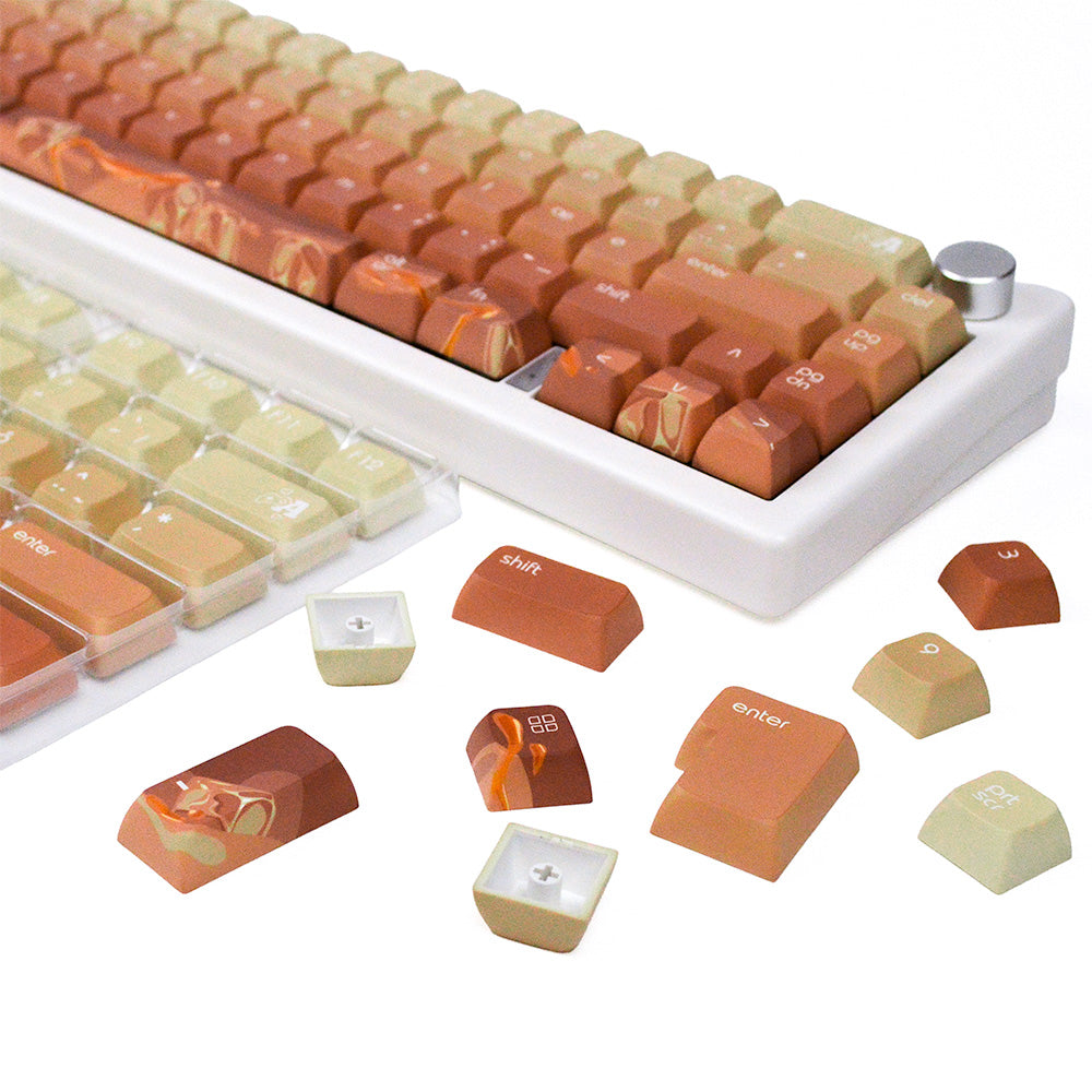 Iced Coffee | Appaz keycap sæt | Dansksproget
