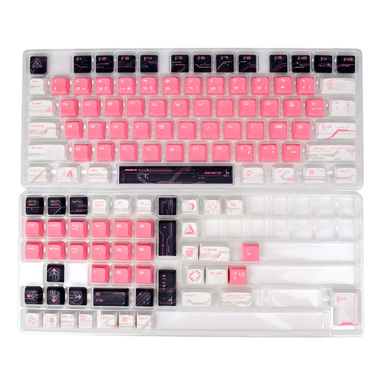 Cyber Pink | Appaz keycap sæt | Dansksproget