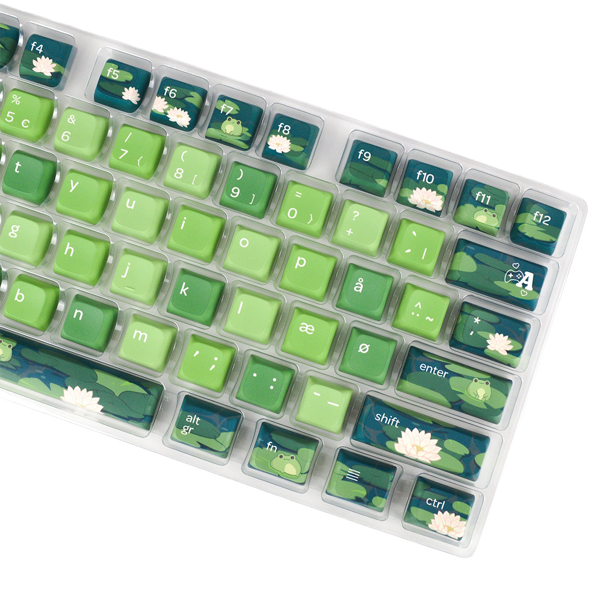 Frog pond | Appaz keycap sæt | Dansk, norsk og svensk