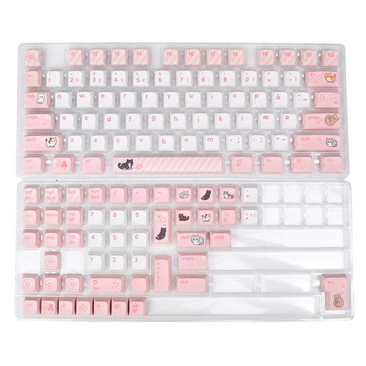 Kitty Blush | Appaz keycap sæt | Dansksproget