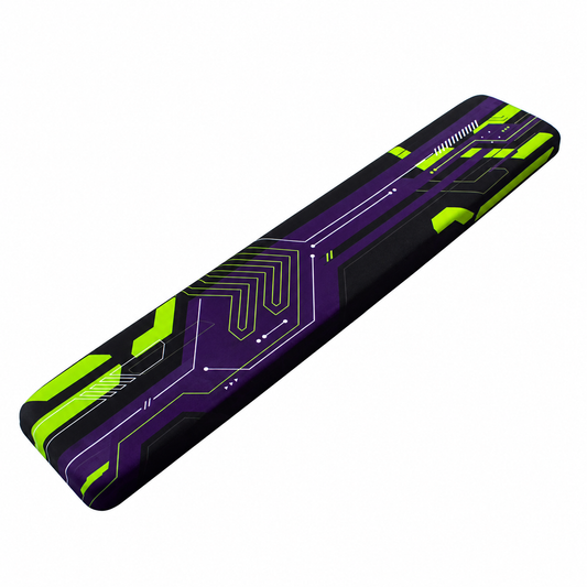 Cyberpunk Violet and Green | Appaz Wrist Rest