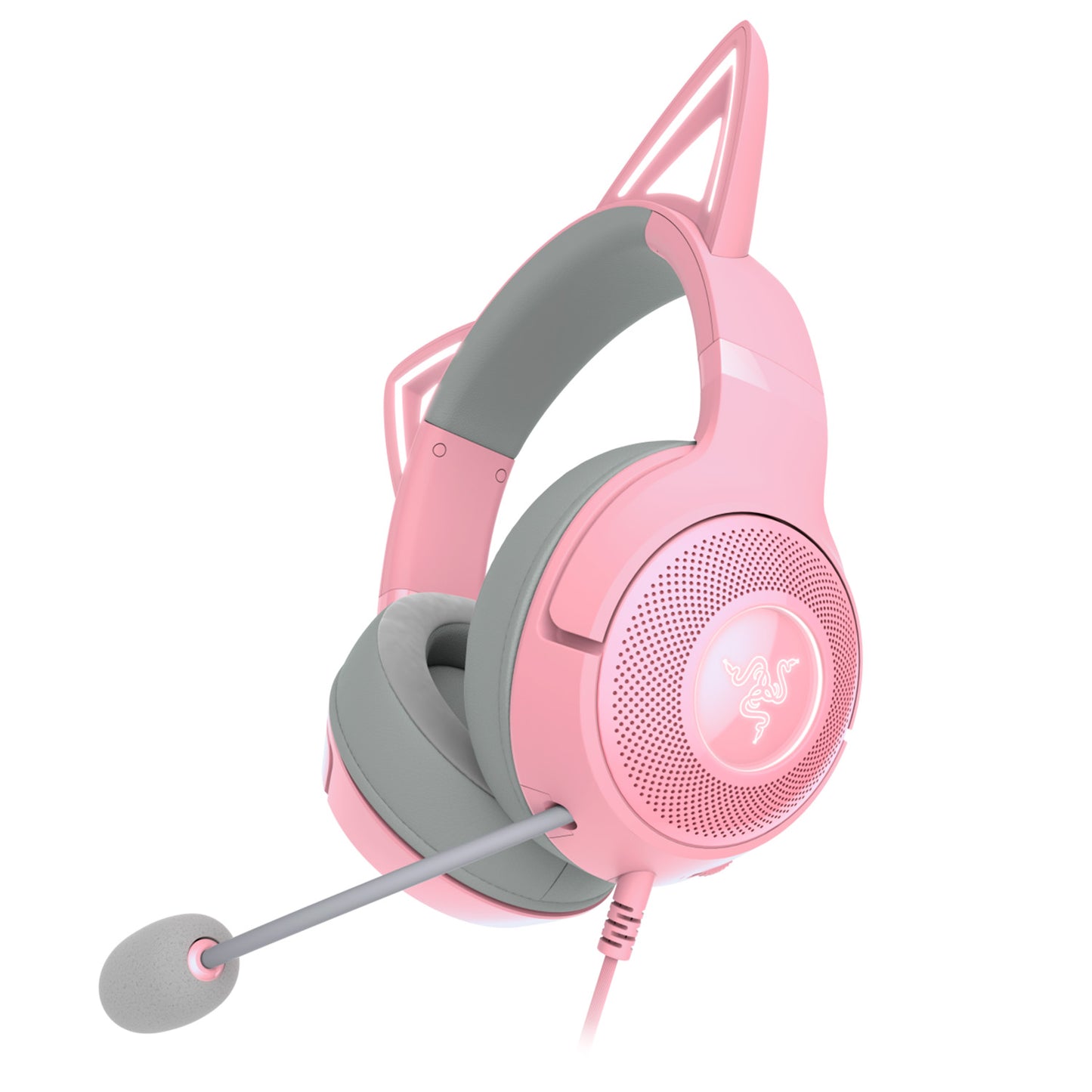 Razer Kraken Kitty V2 - Quartz Pink | Wired gaming headset